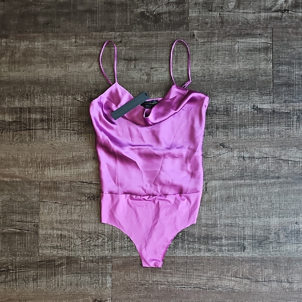 NWT House Of Harlow - Satin Bodysuit